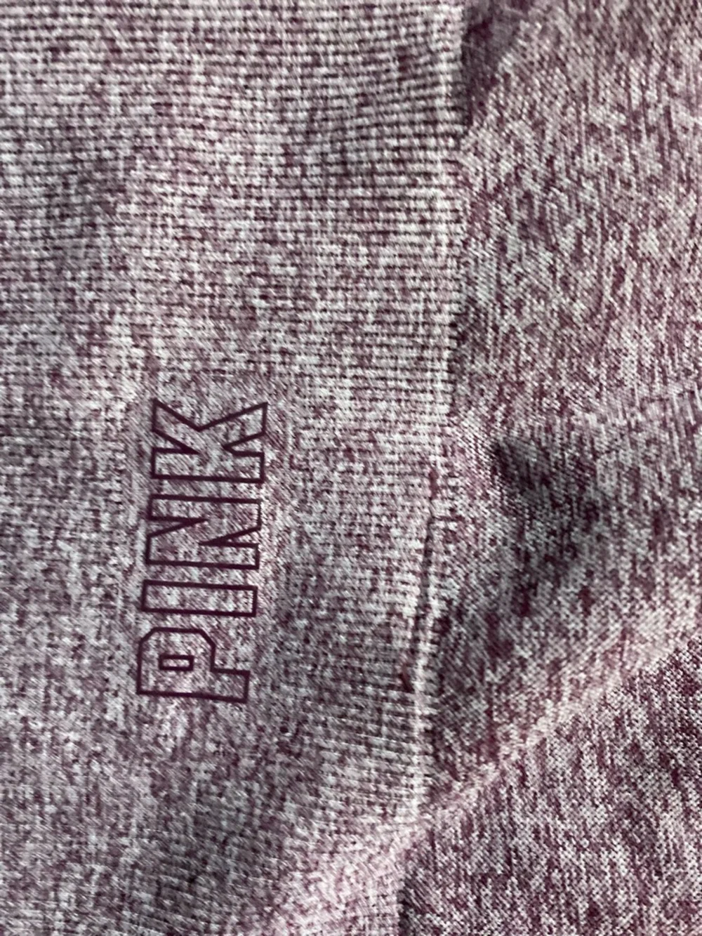 PINK victoria’s secret marled plum seamless leggings kids activewear